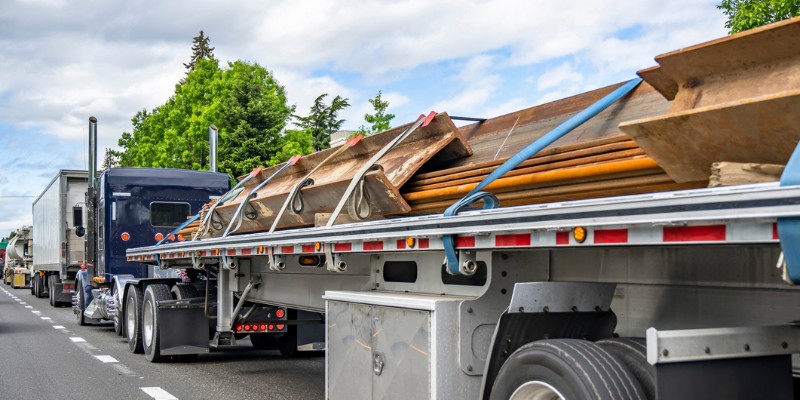 large industrial equipment shipping